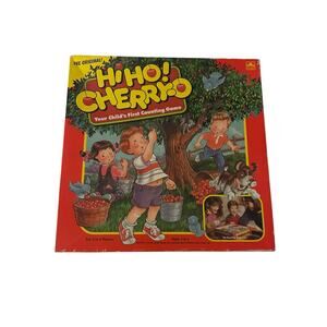 1992 Hi Ho! Cherry-O Counting Learning Board Game Milton Bradley Incomplete